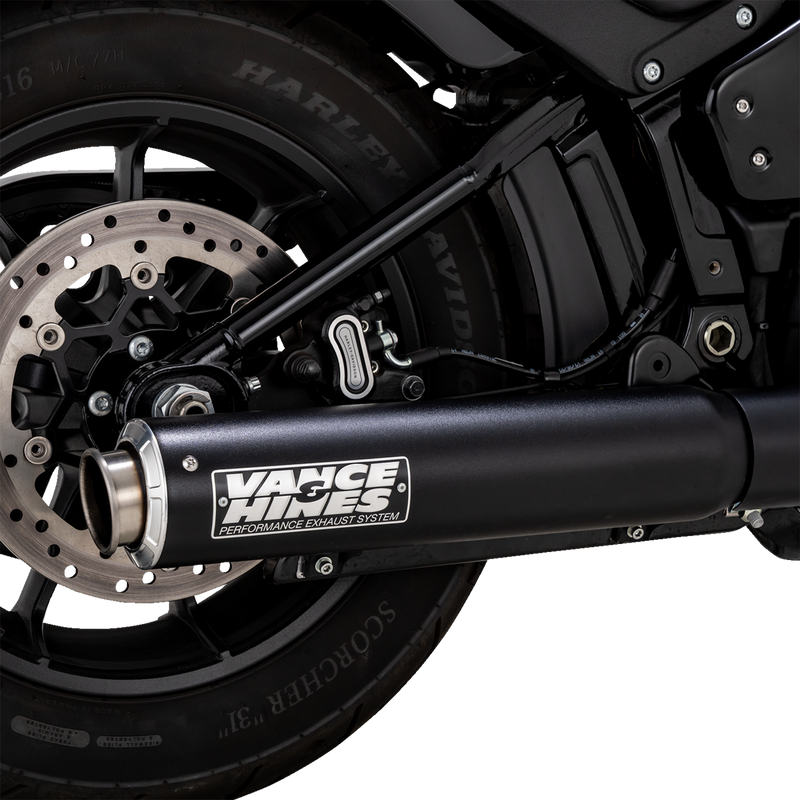 VANCE & HINES Supersport Slip-On Muffler - Black 46746