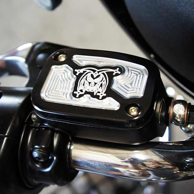 JOKER MACHINE Master Cylinder Cover - Hydraulic Clutch - Black - Harley-Davidson 2006-2016 - 08-006B