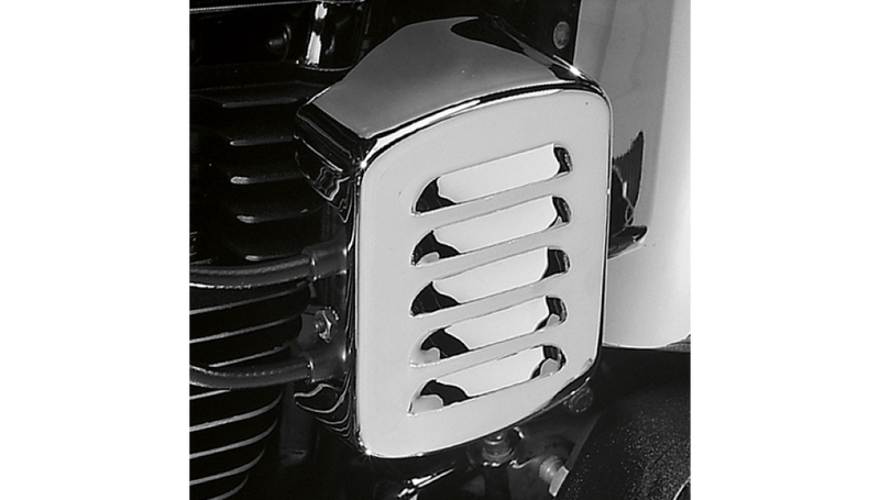 DRAG SPECIALTIES Louvered Coil Cover - Harley Davidson 1965-1999 - Chrome 13005 - PartsOutlet.com.au