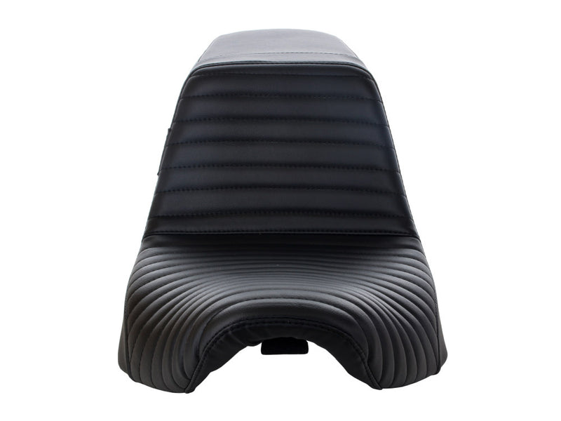 LE PERA KickFlip Dual Seat With Pleated Stitch. Fits Sport Glide & Low Rider 2018up & Low Rider S 2020up - LYR-590PT - PartsOutlet.com.au
