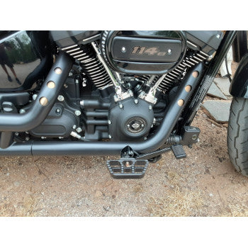 JOKER MACHINE Mini Floorboards - Black - '18+ Softail 08-644-6B - PartsOutlet.com.au