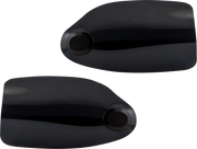 KLOCK WERKS Flare? Handguards - Harley-Davidson Cable Clutch - Black KWS-01-0120-CC