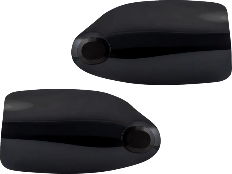 KLOCK WERKS Flare? Handguards - Harley-Davidson Cable Clutch - Black KWS-01-0120-CC