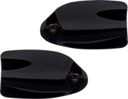 KLOCK WERKS Flare? Handguards - Harley-Davidson Cable Clutch - Black KWS-01-0120-CC