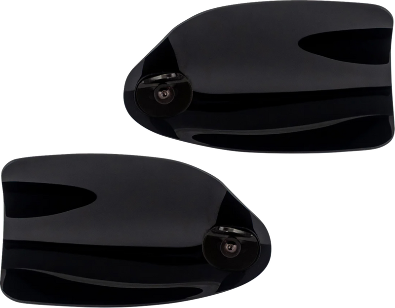 KLOCK WERKS Flare? Handguards - Harley-Davidson Hydraulic Clutch - Black KWS-01-0120-HC