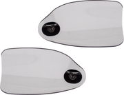 KLOCK WERKS Flare? Handguards - Harley-Davidson Hydraulic Clutch - Clear KWS-01-0121-HC