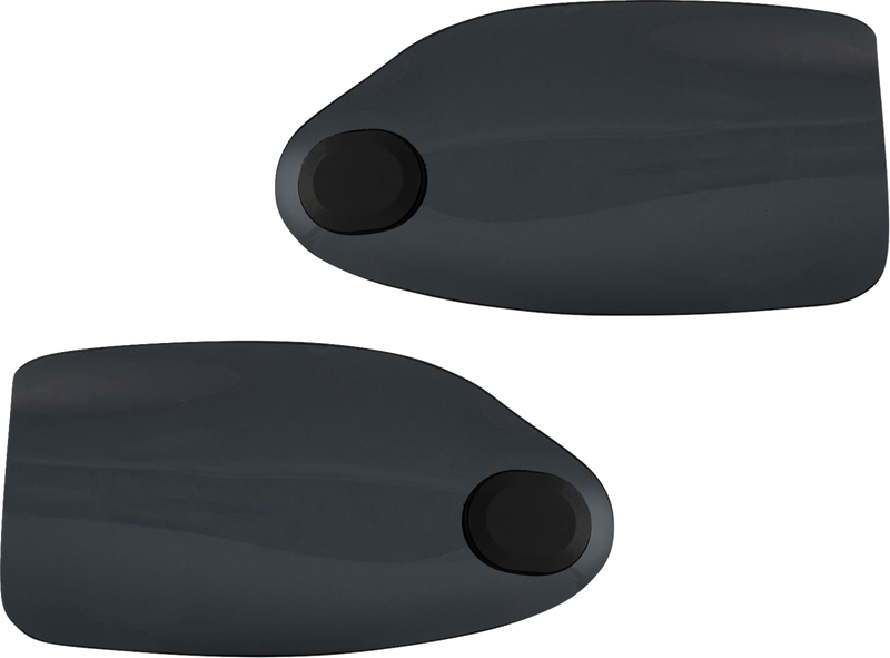 KLOCK WERKS Flare? Handguards - Harley-Davidson Cable Clutch - Dark Smoke KWS-01-0122-CC