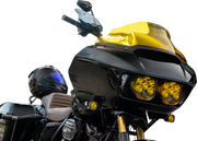 KLOCK WERKS Flare? Handguards - Harley-Davidson Hydraulic Clutch - Dark Smoke KWS-01-0122-HC