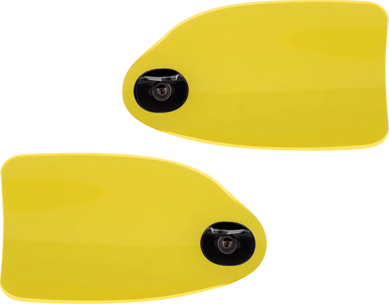 KLOCK WERKS Flare? Handguards - Harley-Davidson Cable Clutch - Yellow Ice KWS-01-0126-CC