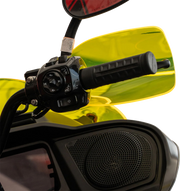 KLOCK WERKS Flare? Handguards - Harley-Davidson Cable Clutch - Yellow Ice KWS-01-0126-CC