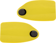 KLOCK WERKS Flare? Handguards - Harley-Davidson Hydraulic Clutch - Yellow Ice KWS-01-0126-HC