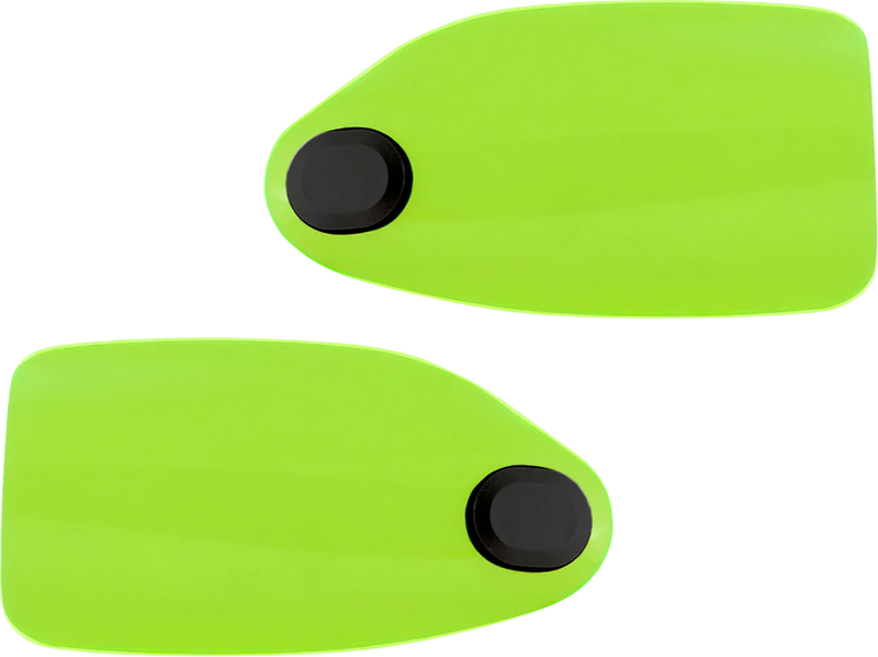 KLOCK WERKS Flare? Handguards - Harley-Davidson Hydraulic Clutch - Green Ice KWS-01-0127-HC