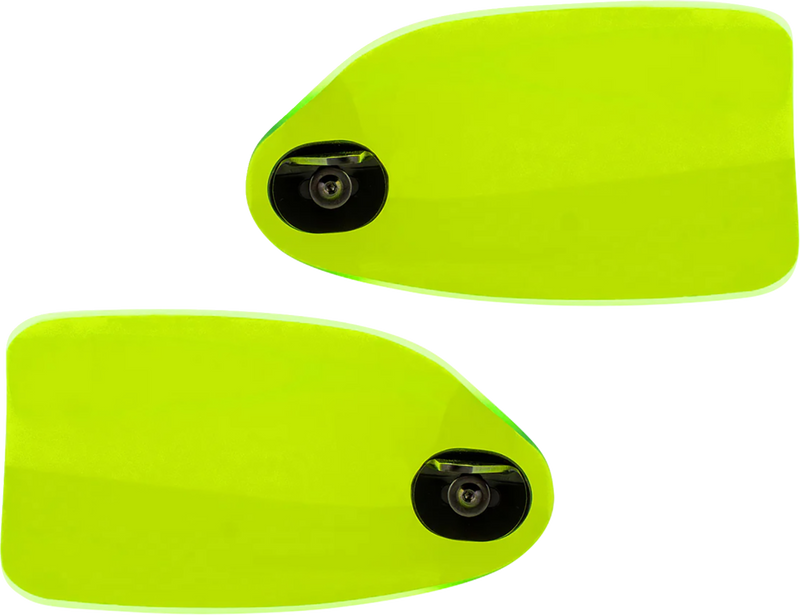 KLOCK WERKS Flare? Handguards - Harley-Davidson Hydraulic Clutch - Green Ice KWS-01-0127-HC