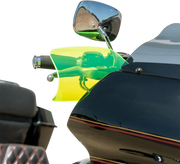 KLOCK WERKS Flare? Handguards - Harley-Davidson Hydraulic Clutch - Green Ice KWS-01-0127-HC