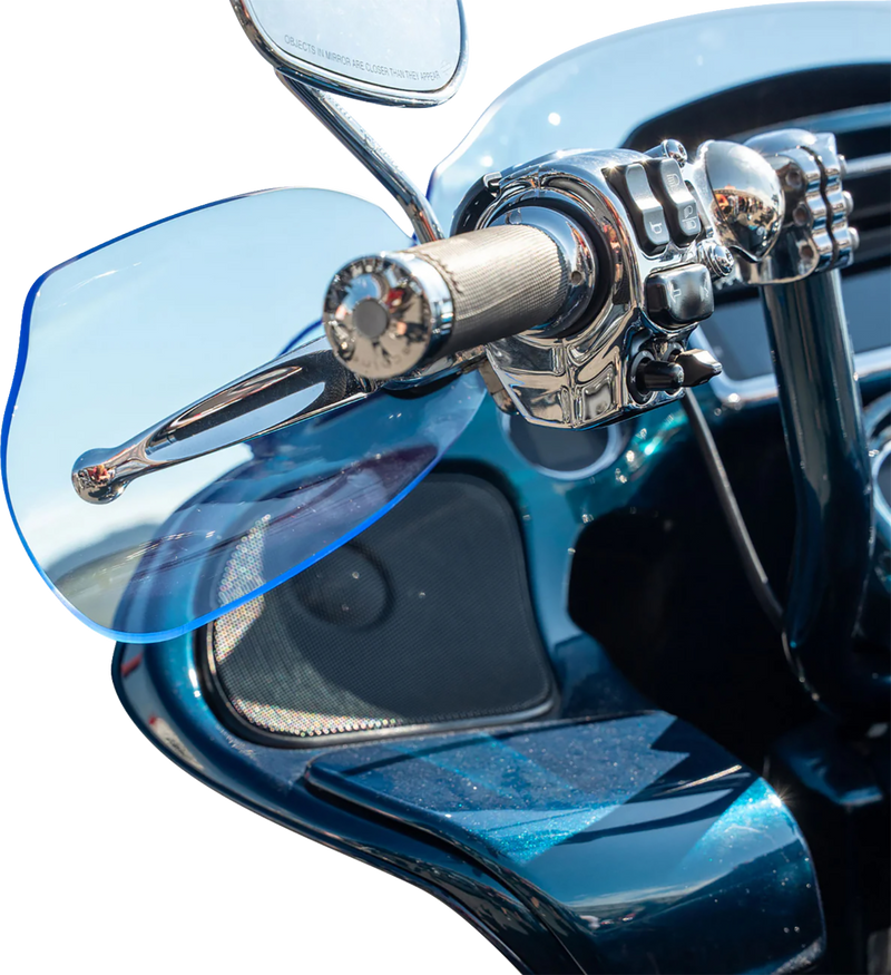KLOCK WERKS Flare? Handguards - '23-'25 Harley-Davidson - Blue Ice KWS-01-0128-23