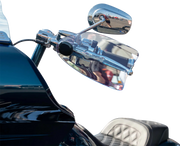 KLOCK WERKS Flare? Handguards - Harley-Davidson Hydraulic Clutch - Blue Ice KWS-01-0128-HC