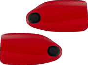 KLOCK WERKS Flare? Handguards - Harley-Davidson Cable Clutch - Red KWS-01-0129-CC