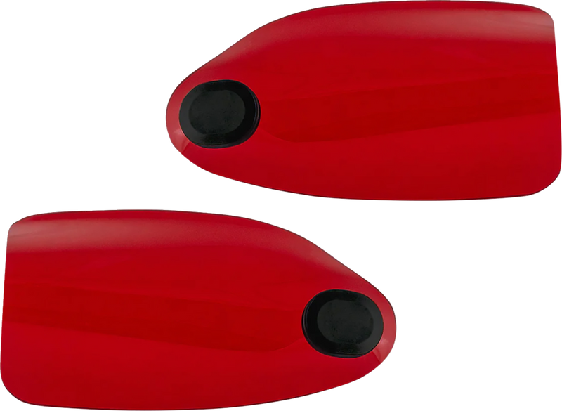 KLOCK WERKS Flare? Handguards - Harley-Davidson Cable Clutch - Red KWS-01-0129-CC