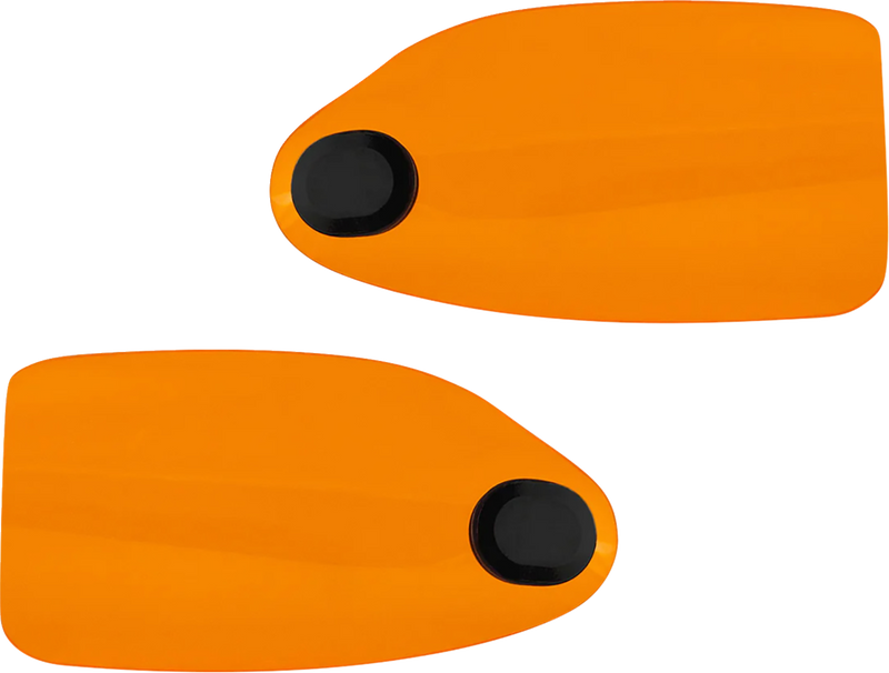 KLOCK WERKS Flare? Handguards - Harley-Davidson Cable Clutch - Orange KWS-01-0130-CC