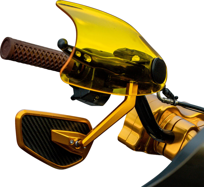 KLOCK WERKS Flare? Handguards - '23-'25 Harley-Davidson - Yellow KWS-01-0131-23