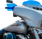 KLOCK WERKS Flare? Handguards - Harley-Davidson Cable Clutch - Blue KWS-01-0133-CC