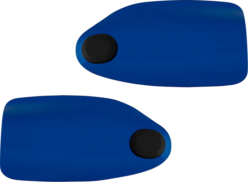 KLOCK WERKS Flare? Handguards - Harley-Davidson Hydraulic Clutch - Blue KWS-01-0133-HC