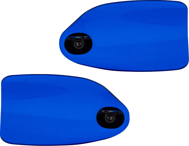 KLOCK WERKS Flare? Handguards - Harley-Davidson Hydraulic Clutch - Blue KWS-01-0133-HC
