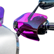 KLOCK WERKS Flare? Handguards - Harley-Davidson Cable Clutch - Purple KWS-01-0134-CC
