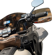 KLOCK WERKS Flare? Handguards - Harley-Davidson Cable Clutch - Bronze KWS-01-0135-CC