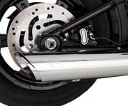 VANCE & HINES Twin Slash Slip-On Muffler - Chrome - Softail 16750