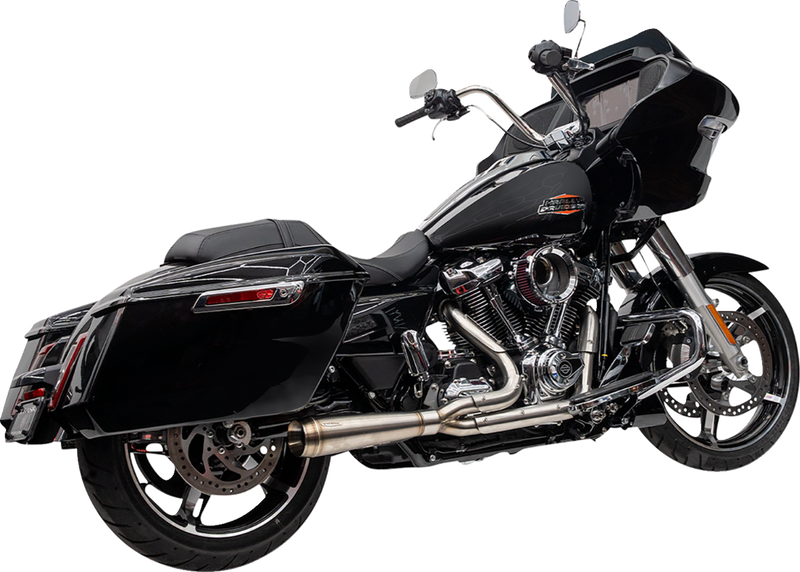 TRASK 2-into-1 Assault Exhaust System - Stainless Steel - Touring M8 TM-5011
