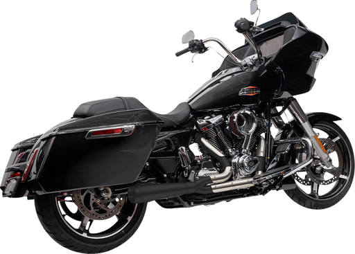 TRASK 2-into-1 Assault Exhaust System - Black - Touring M8 TM-5011BK