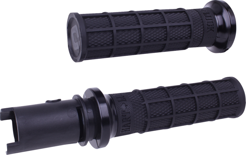 ODI Hart-Luck Signature V-Twin Lock-On™ Grips - CVO - Black/Black V31HTC-BB-B