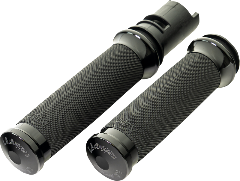 LA CHOPPERS County Line Grips - '23-'25 TBW - Black LA-7493-01B