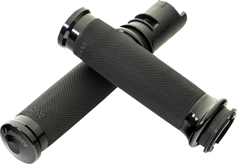LA CHOPPERS County Line Grips - '23-'25 TBW - Black LA-7493-01B