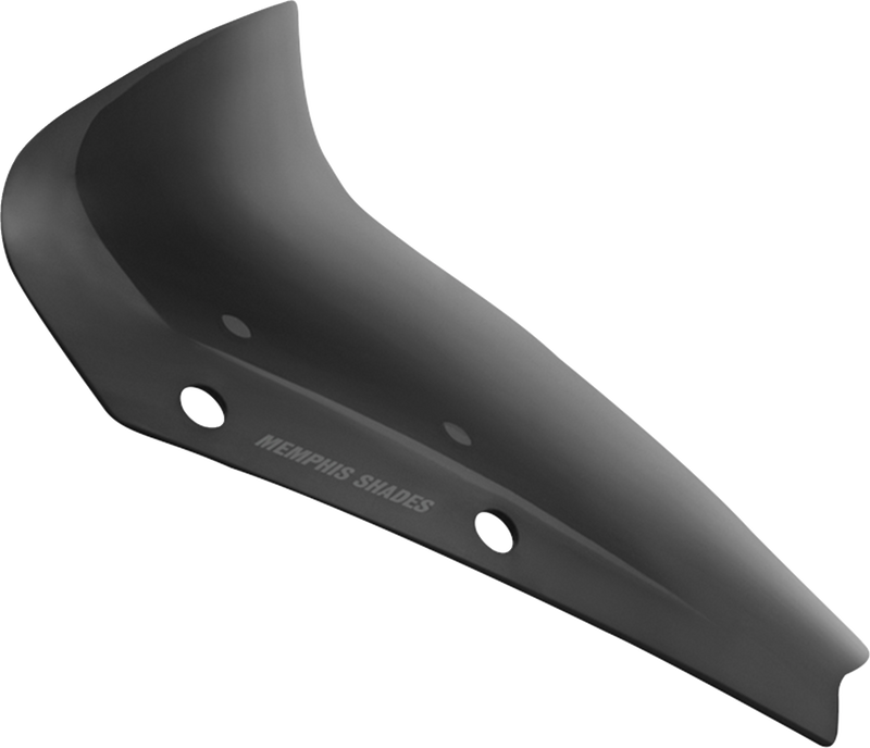 MEMPHIS SHADES Spoiler Windshield - 4" - Dark Black Smoke - FLHX MEP88810