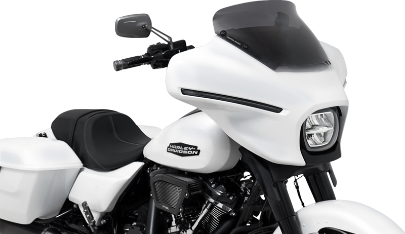 MEMPHIS SHADES Spoiler Windshield - 4" - Dark Black Smoke - FLHX MEP88810