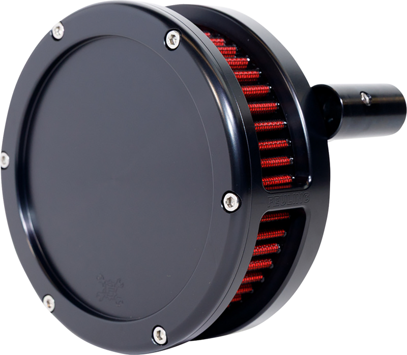 FEULING PARTS BA Slim Air Cleaner Kit - Black - Red Filter - '93-'99 EVO Big Twin 5463-S