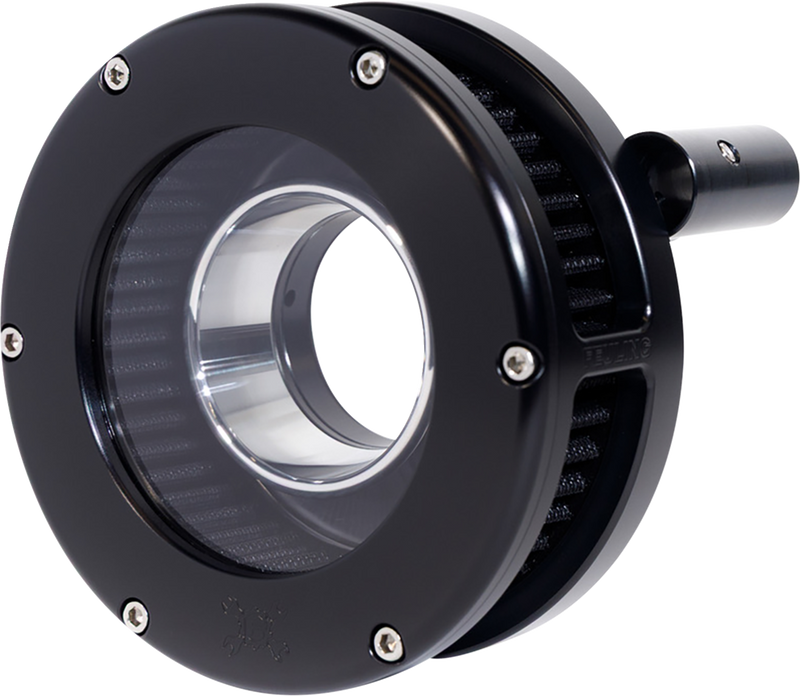 FEULING PARTS BA Slim Air Cleaner Kit - Black/Clear - Black Filter - '93-'99 EVO Big Twin 5564-S
