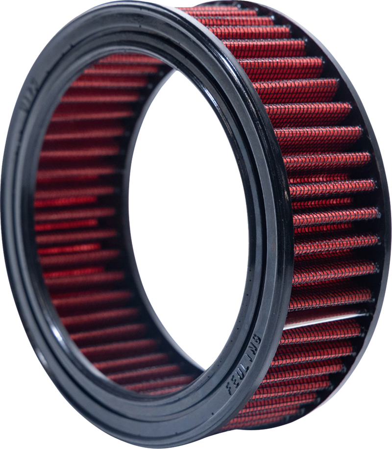 FEULING PARTS Replacement BA Slim Air filter - Red - Twin Cam 5412