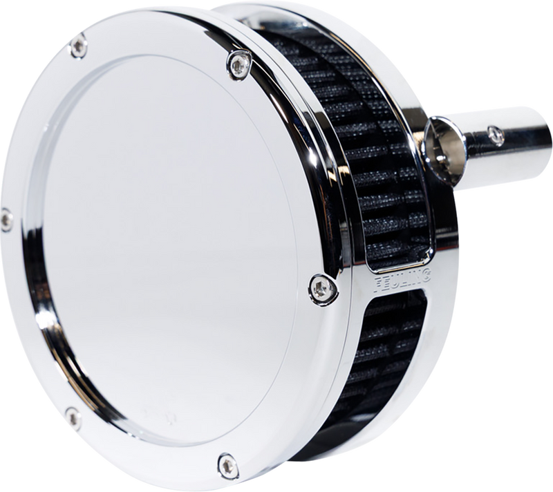 FEULING PARTS BA Slim Air Cleaner Kit - Chrome - Black Filter - Twin Cam 5547-S