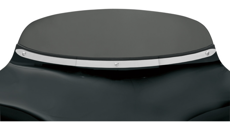 MEMPHIS SHADES Fairing Windshield Trim - Stainless Steel - Polished - Slim MEM0918 - PartsOutlet.com.au