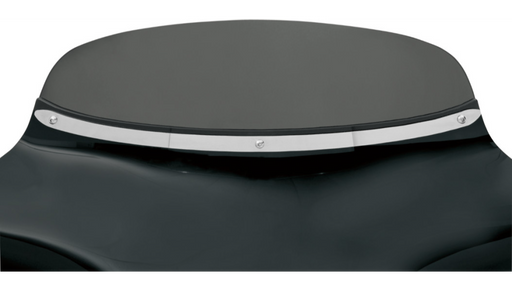 MEMPHIS SHADES Fairing Windshield Trim - Stainless Steel - Polished - Slim MEM0918 - PartsOutlet.com.au