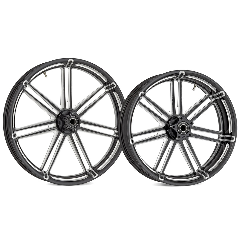 ARLEN NESS 7-VALVE FORGED WHEELS, BLACK - 21"x3.50" - RIM ONLY - 71-523