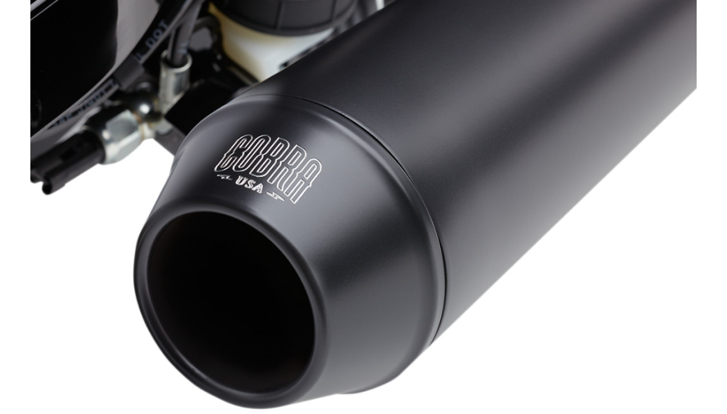 COBRA 4" El Diablo Exhaust - Black 6477B