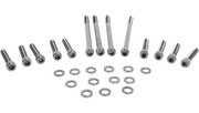 DRAG SPECIALTIES Bolt Kit Primary Knurled - Harley-Davidson 2007-2017 - MK672BK - PartsOutlet.com.au