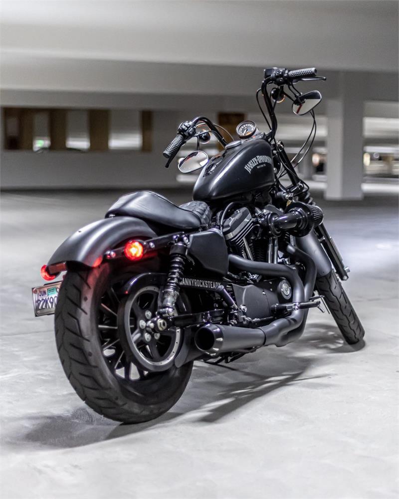 BASSANI XHAUST Road Rage Exhaust - Black - '04-'20 Sportster XL 1X52RB - PartsOutlet.com.au