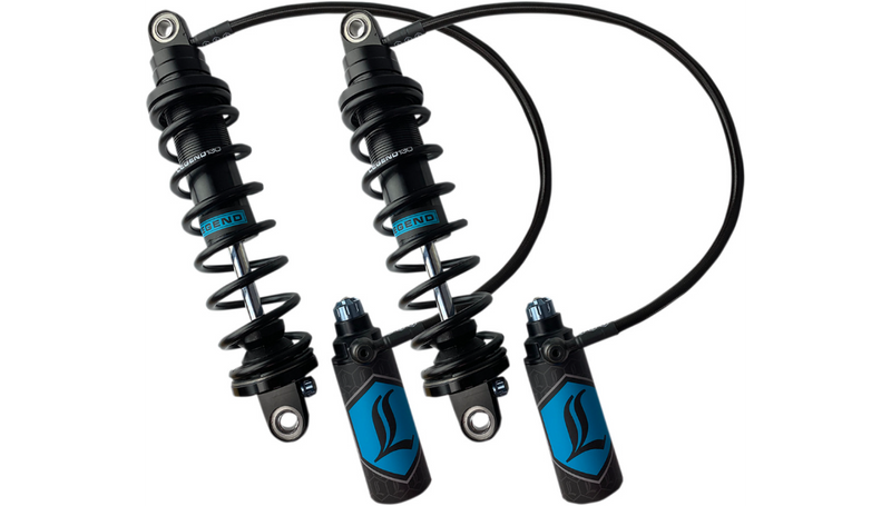 LEGEND SUSPENSION REVO ARC Remote Reservoir Shocks - Heavy Duty - Black - 14" - FL '09-'13 - 1310-1885