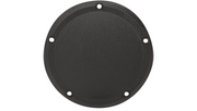 DRAG SPECIALTIES Wrinkle Black Derby Cover - Harley-Davidson 2015-2024 - D33-0110WB - PartsOutlet.com.au