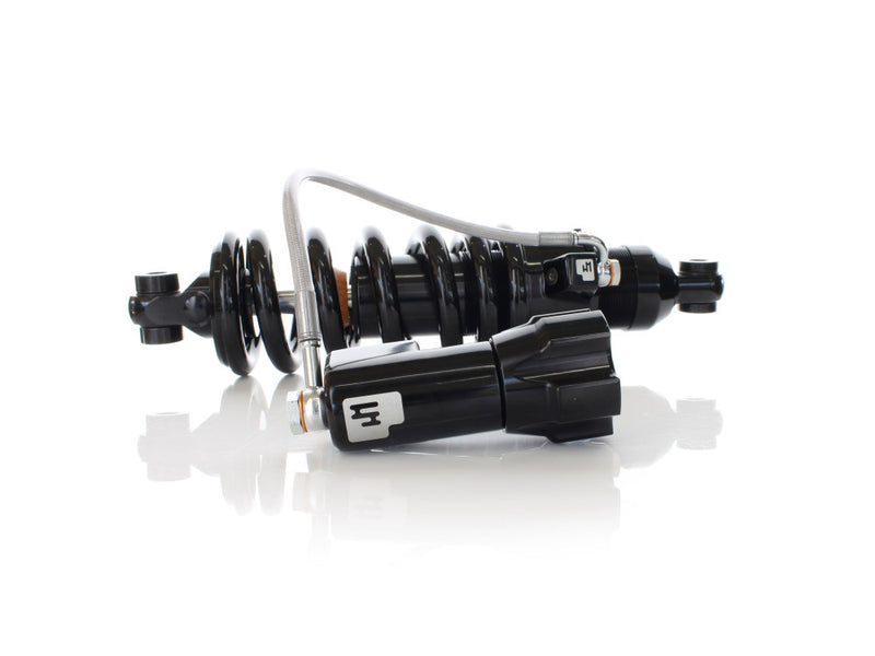 PROGRESSIVE SUSPENSION 465 Series Shocks with Rap - Black - Harley-Davidson Softail '18-'25 - Heavy-Duty - 12.2" - 465-5050B